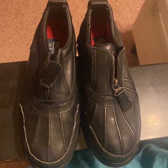 Vintage Black polo unisex boots size 71/2 D . - Picture 2 of 3